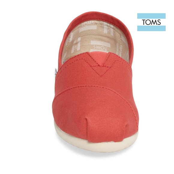 TOMS Classic Coral Alparagata Washed Twill Slip-On - Picture 5 of 6